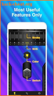 Flashlight - Color Flash Light & Colorful Screen screenshot