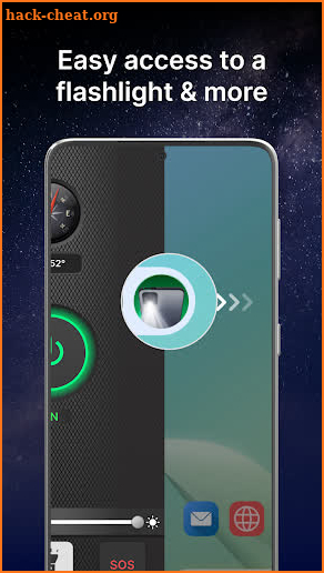 Flashlight Home Launcher screenshot