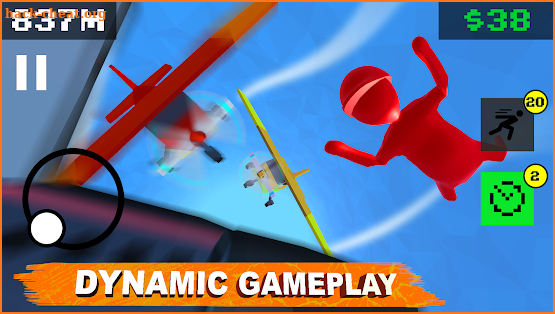 Flat Human FreeFall screenshot