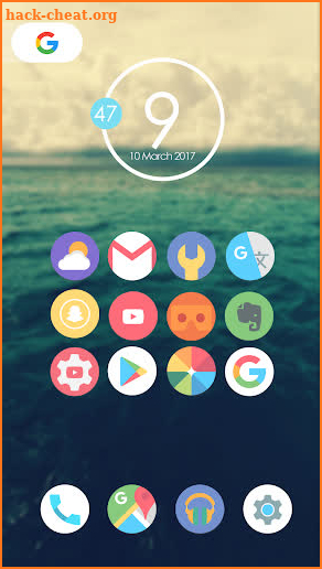 Flat Moon - Icon Pack screenshot