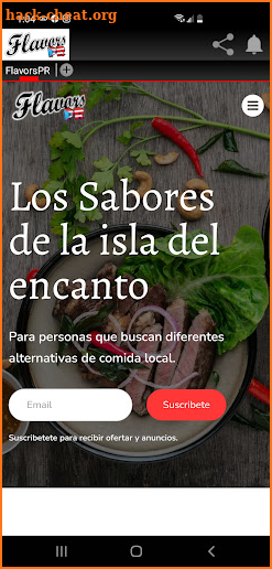 FlavorsPR screenshot