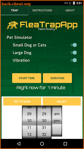 Flea Trap App screenshot