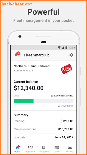 Fleet SmartHub screenshot