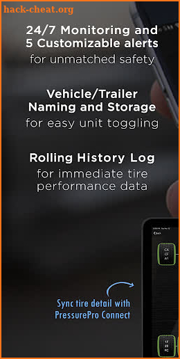 Fleet TPMS screenshot