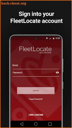 FleetLocate TrailerView screenshot