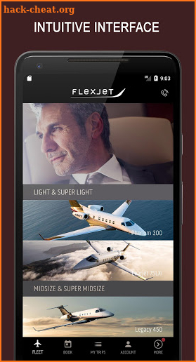 Flexjet screenshot