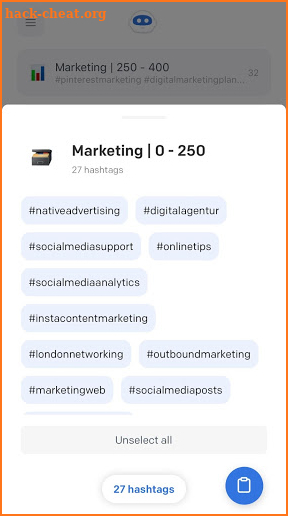 Flick Hashtags screenshot
