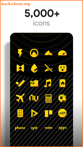 Flight Yellow - Icon Pack screenshot