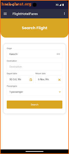 FlightHotelFares screenshot