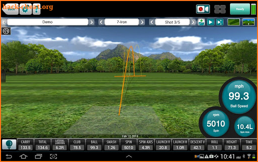 FlightScope VX screenshot