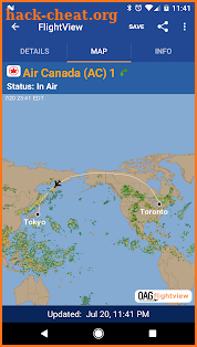FlightView Elite FlightTracker screenshot