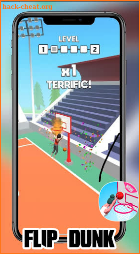 Flip dunk io - dunk flip game screenshot