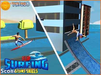 Flip Surfing Stunt Simulator 2018 - Diving Games screenshot