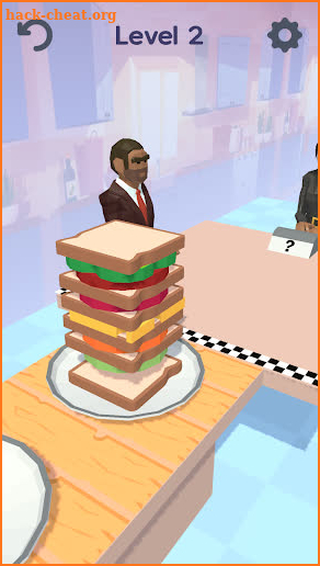 Flippy Sandwich - 3D cooking ASMR rush bounce race screenshot