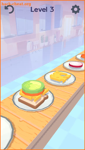 Flippy Sandwich - 3D cooking ASMR rush bounce race screenshot