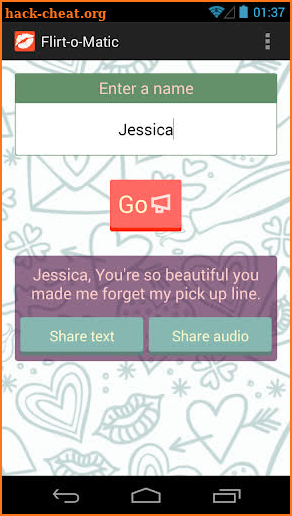 Flirt-o-matic screenshot