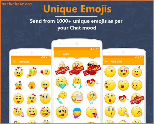 Flirty emoji : adult stickers - dirty emoji screenshot