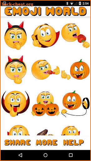 Flirty Halloween Emojis screenshot