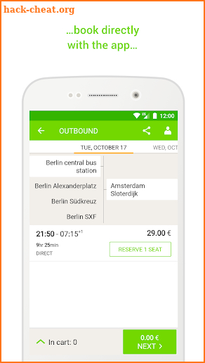 FlixBus - Comfortable bus travel screenshot