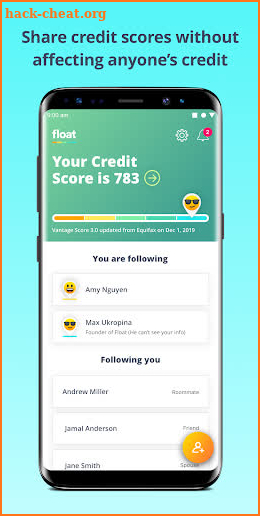 Float - Share Credit Scores screenshot