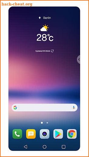 Floating Bar LG V30 screenshot