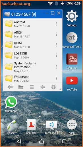 Floating File Manager screenshot