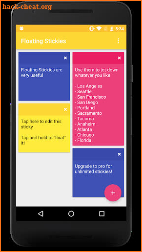 Floating Stickies screenshot