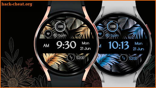 Flora Elegant Design Watchface screenshot