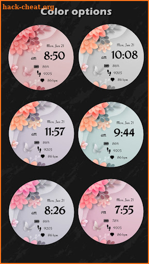 Flora Ladies Watch Face NXV01 screenshot