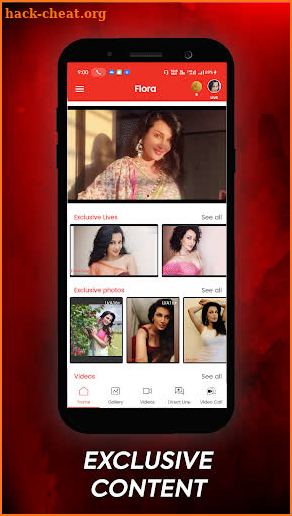 Flora Saini Official App screenshot