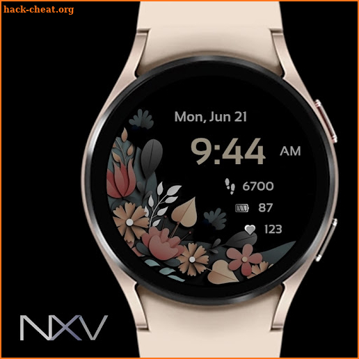 Flora Spring watchface NXV70 screenshot