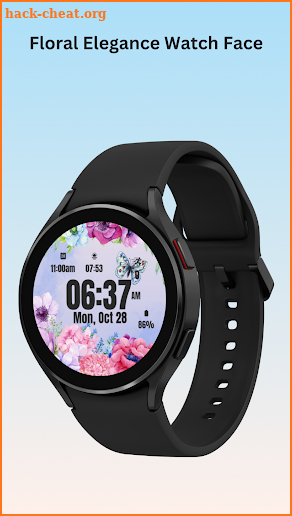 Floral Elegance Watch Face screenshot