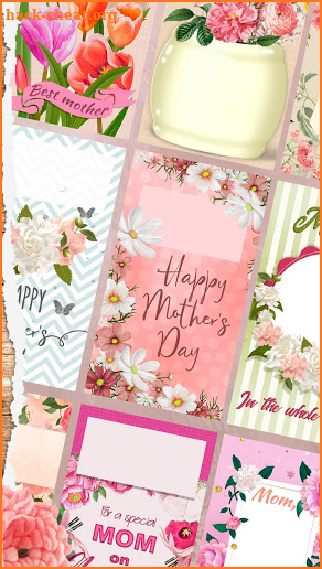 Floral Happy Mother's Day Cards screenshot