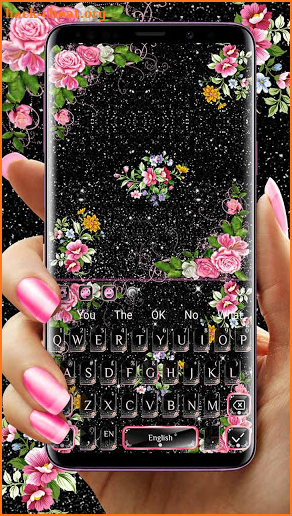 Floral Keyboard screenshot