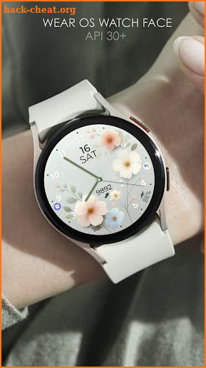 Floral Serenity Watch Face screenshot