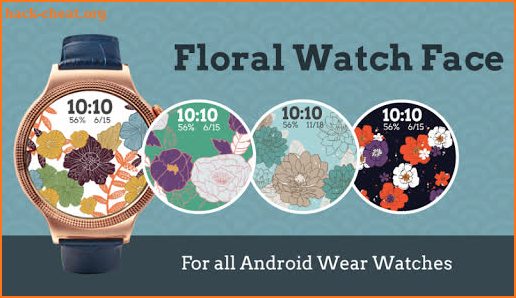 Floral Watch Face screenshot