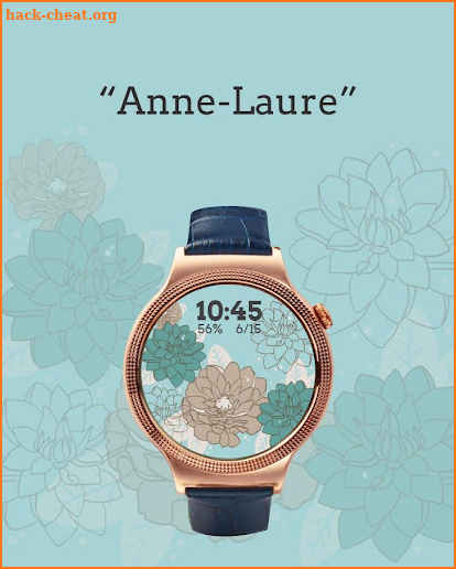 Floral Watch Face screenshot