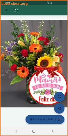 Flores y poemas para mamá screenshot