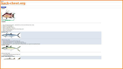 Florida Fishing Regulations screenshot