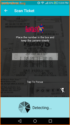 Florida Lottery Ticket Scanner & Results screenshot