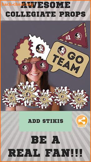 Florida State Seminoles Selfie Stickers screenshot