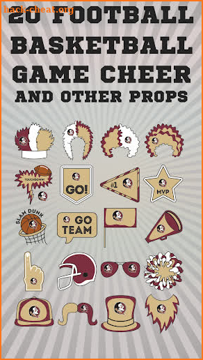 Florida State Seminoles Selfie Stickers screenshot