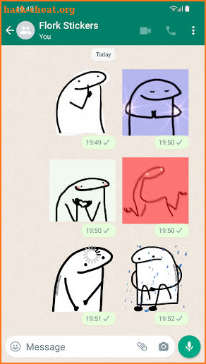 Flork Stickers WAStickerApps screenshot