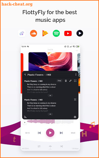 Flotty - Lyrics and Player screenshot