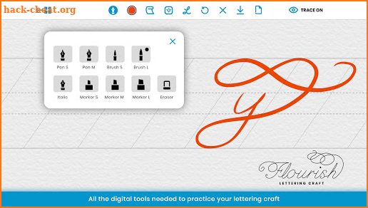 Flourish - Calligraphy Lettering Craft Pro screenshot