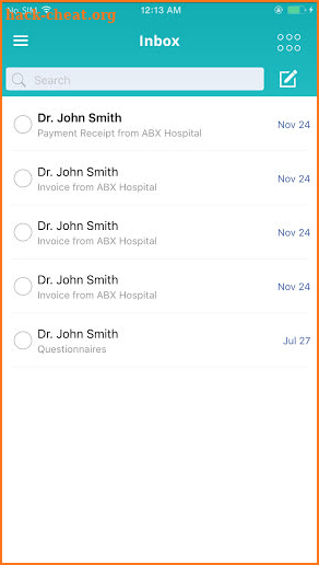 Flourish Patient Portal screenshot