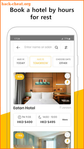 Flow: By-Hour Hotels, Workspace & Staycation Deals screenshot