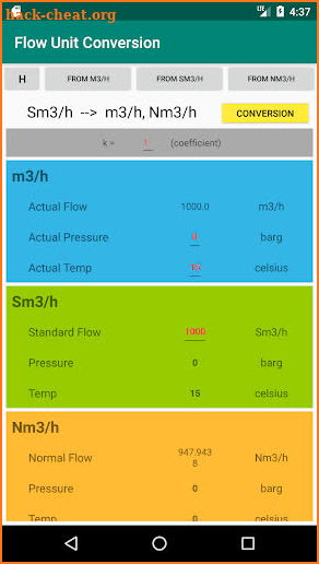 Flow Conversion screenshot