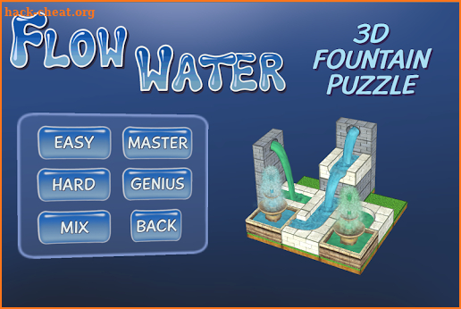 Flow Water Fountain 3D Puzzle screenshot