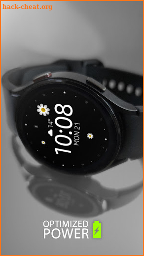 Flower Animated watch face screenshot